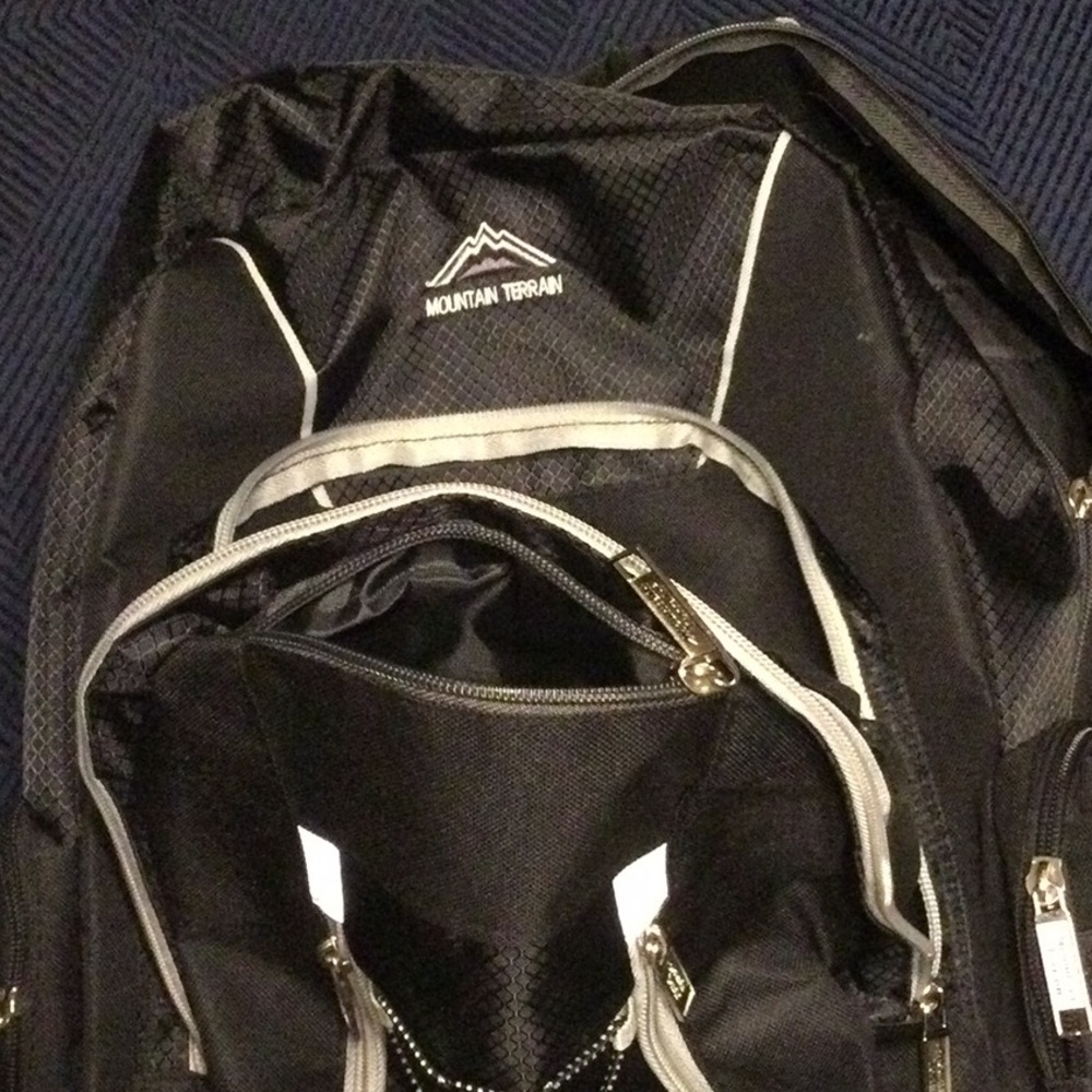 Mountain Terrain Black Backpack - image 8